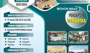 Pondok Pesantren “MIFTAHUL RIDWAN” Panjalu Menerima Pendaftaran Santri Brau Tahun Pelajaran 2023-2024