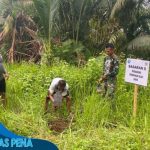 Pengalian Lubang Pondasi PJU TMMD Reg Ke-116, Kodim 1203/Ketapang Terus Berjalan.