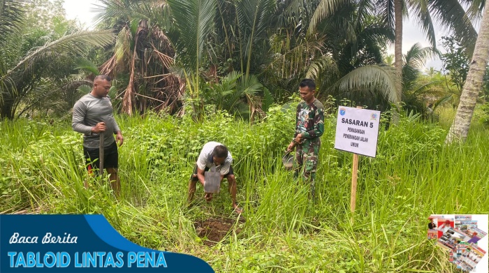 Pengalian Lubang Pondasi PJU TMMD Reg Ke-116, Kodim 1203/Ketapang Terus Berjalan.