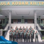 Kasdam XII/Tpr Pimpin Taklimat Akhir Pengawasan Post Audit Itjenad TA 2023