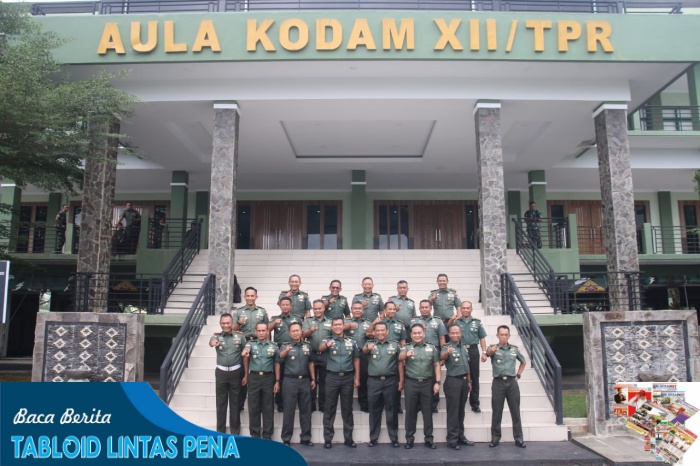 Kasdam XII/Tpr Pimpin Taklimat Akhir Pengawasan Post Audit Itjenad TA 2023