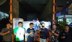 Denintel Kodam I/BB Bekerjasama Bea Cukai Gagalkan Penyelundupan Ball Press Pakaian Bekas