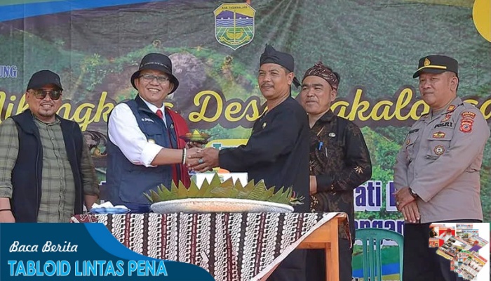 Bupati Ade Sugianto Hadiri Milangkala Desa Pakalongan