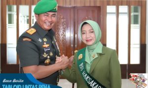 Pangdam XII/Tpr Kukuhkan Ny. Beti Iwan Setiawan Sebagai Ibu Raksakarini Sri Sena