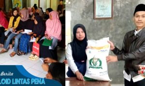 Pemdes Cibahayu Salurkan Bantuan Beras Bulog, Kepada 624 KPM.