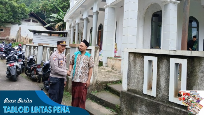 Berikan Kemanan dan Kenyamanan, Kapolsek Pagerageung Melaksanakan Pengamanan Shalat Idul Adha