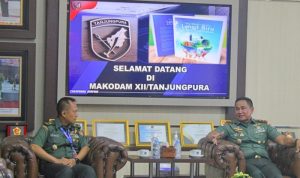 Pangdam XII/Tpr Terima Kunjungan Tim Pengawasan Post Audit Itjenad