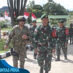 Bangun Sinergitas Tentara Diraja Malaysia Kunjungi Makotis Satgas Pamtas