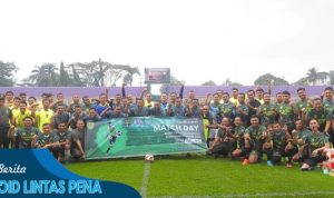 Pelihara Kebugaran , Prajurit Kodim Ciamis & Kodim Tasikmalaya Saling Serang di Stadion Galuh