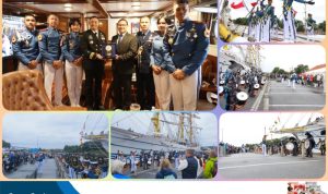 Masyarakat Norwegia Sambut Kagum dan Gembira Genderang Suling Taruna AAL KJK 2023 di Dermaga Fredrikstad