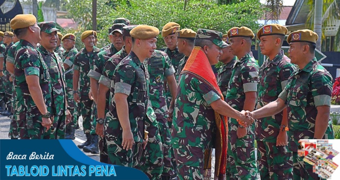 Pangdam I/BB Beri Jam Komandan di Kodim 0203/Lkt dan Yonarhanud 11/WBY