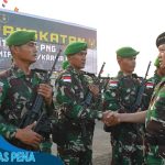 Pangdam I/BB Dampingi Panglima TNI Berangkatkan Satgas Pamtas Statis RI-PNG Yonif 122/TS dan Yonif RK 111/KB