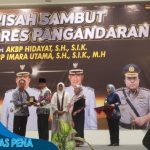 Ketua DPRD kabupaten Pangandaran Asep Noordin Hadir di malam pisah sambut Kapolres Pangandaran