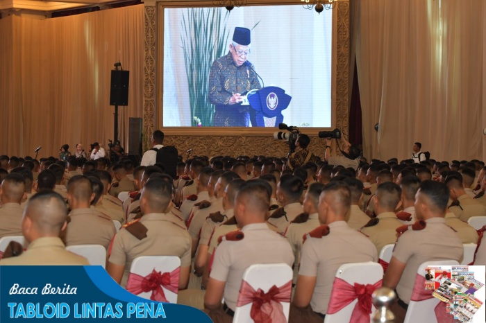 Wakil Presiden RI Beri Pembekalan Kepada 833 Capaja Akademi TNI dan Polri