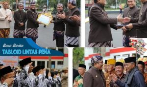 Bupati Ade Sugianto Pimpin Upacara Peringatan Hari Jadi Kabupaten Tasikmalaya Ke-391.