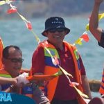 Bupati Ade Sugianto Hadiri Syukur Laut di Pantai Sindangkerta