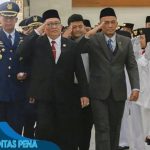 Bupati Ade Sugianto Kukuhkan Pasukan Pengibar Bendera Tingkat Kecamatan Se-Kabupaten Tasikmalaya