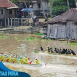 Serunya Lomba Kebut Perahu di Sungai Babatan, Pemenang Boyong Sapi hingga Kerbau