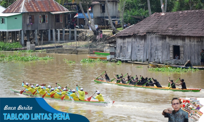 Serunya Lomba Kebut Perahu di Sungai Babatan, Pemenang Boyong Sapi hingga Kerbau