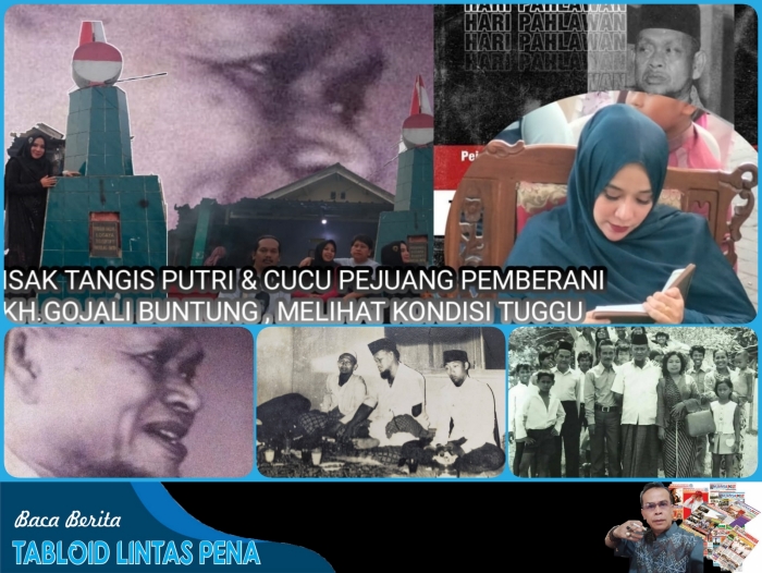 Tugu Monumen Bersejarah KISSH Pahlawan Berani Mati Kini Perawatanya Pasrahkan Pada Ratu Ageng Rekawati Ketua Harian DPP PJBN