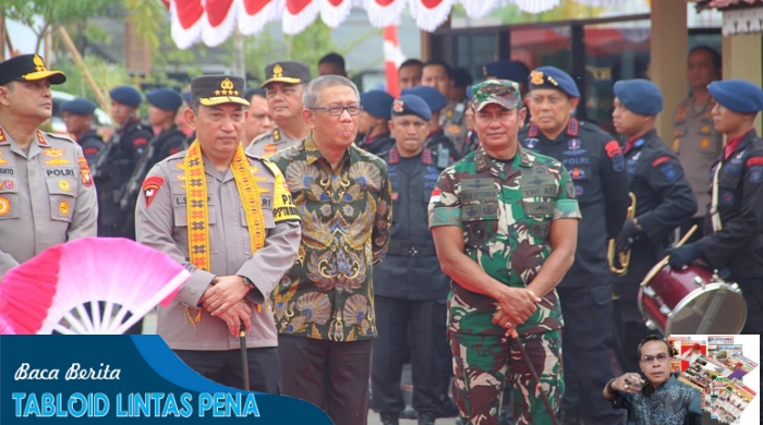 Pangdam XII/Tpr Bersama Forkopimda Dampingi Kunjungan Kerja Kapolri di Satbrimob Polda Kalbar