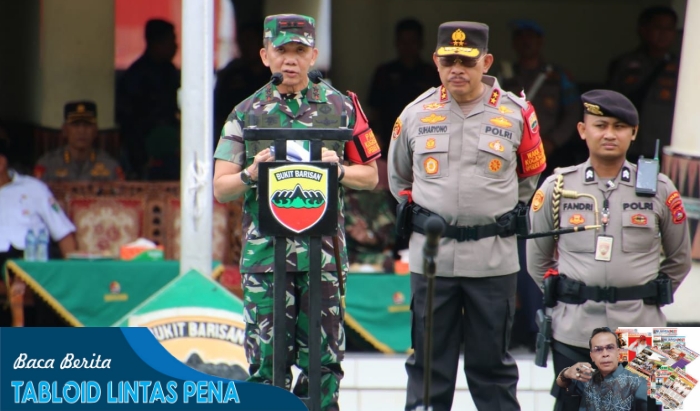 Pangdam I/BB Pimpin Apel Gelar Pasukan PAM VVIP Kunker RI-2 di Padang