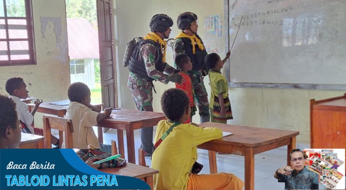 Melihat Keseharian Prajurit Siliwangi Cerdaskan Generasi Muda Papua