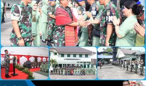 Danpomdam I/BB Sambut Kunjungan Kerja Wadan Puspomad di Medan