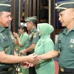 Wakasad Terima Laporan Korps Kenaikan Pangkat 10 Pati TNI AD