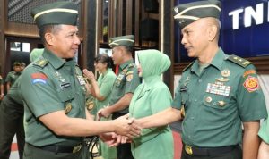 Wakasad Terima Laporan Korps Kenaikan Pangkat 10 Pati TNI AD