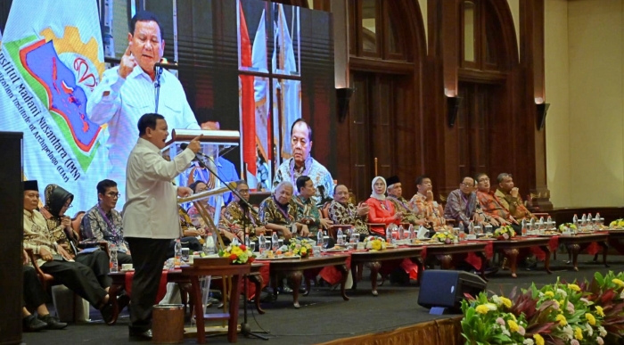 Menhan Prabowo Jadi Keynote Speaker di Seminar Nasional Kebangsaan, Jelaskan Ekonomi Pancasila