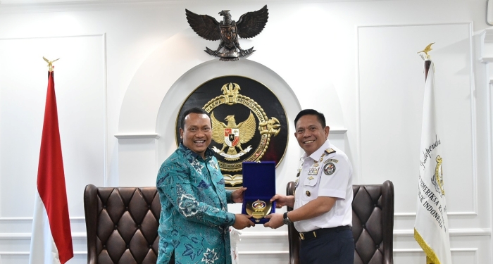 Kepala Bakamla RI Lakukan Courtesy Call ke Pimpinan 1 BPK RI