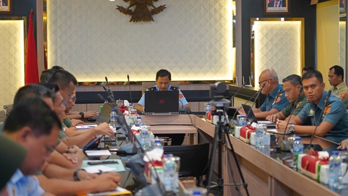 Srenum TNI Gelar Rapat Evaluasi Implementasi AKIP TNI TA. 2022