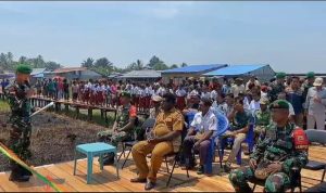 Menjadi Solusi Kesulitan Masyarakat Papua, Satgas Yonif 125/SMB Bangun Dermaga Si'mbisa Di Distrik Haju