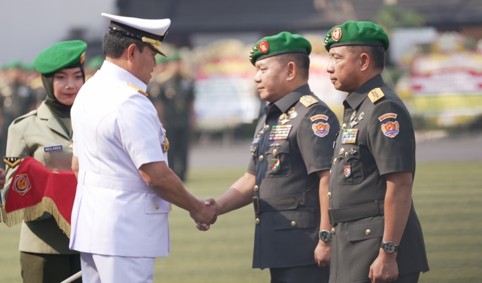 Panglima TNI Pimpin Serah Terima Jabatan Kasad