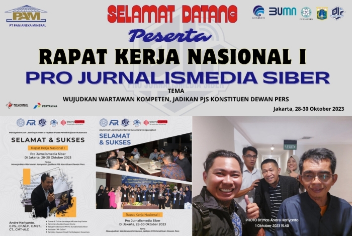 Rakernas PJS, Ciptakan Jurnalis Anti Hoax dan Bangun Peradaban Literasi