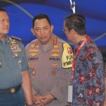 Panglima TNI Mendampingi Presiden RI Pada Rakornas Penyelenggara Pemilu