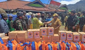 Sinergitas TNI - Pemda Kabupaten Puncak Atasi Kesulitan Masyarakat Gome