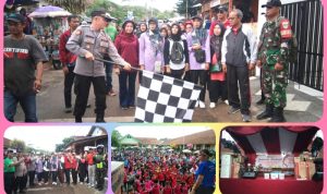 Semarakan HUT PGRI Ke-78 dan Hari Guru Nasional 2023 Kecamatan Cisayong Adakan Jalan Sehat
