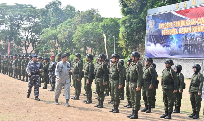 Pelatihan Coast Guard Basic Training Personel PPPK Bakamla RI Resmi Dibuka