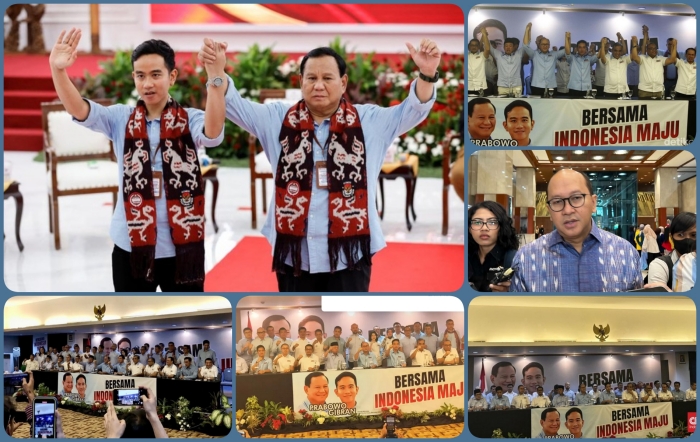 Pengumuman Resmi Susunan Tim Kampanye Nasional (TKN) Pasangan Bakal Capres dan Cawapres Prabowo Subianto-Gibran Rakabuming Raka di Pilpres 2024