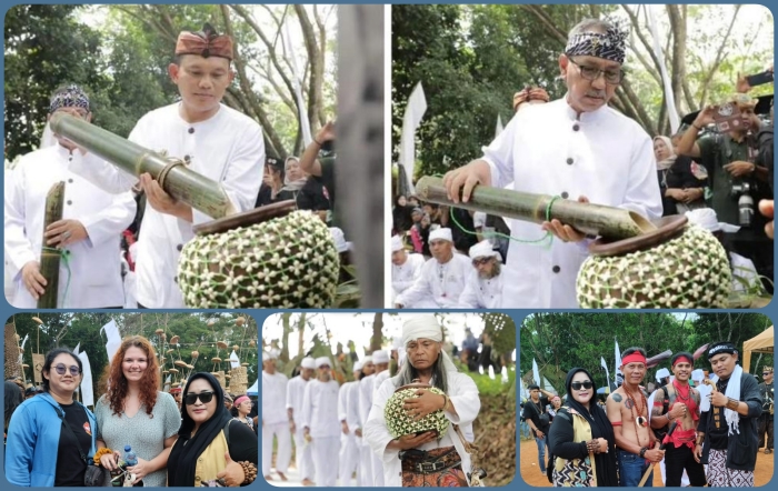 Paguyuban Sunda Ngahiji Menggelar Acara Budaya "Ngertakeun Cai" di Situ Cibeureum