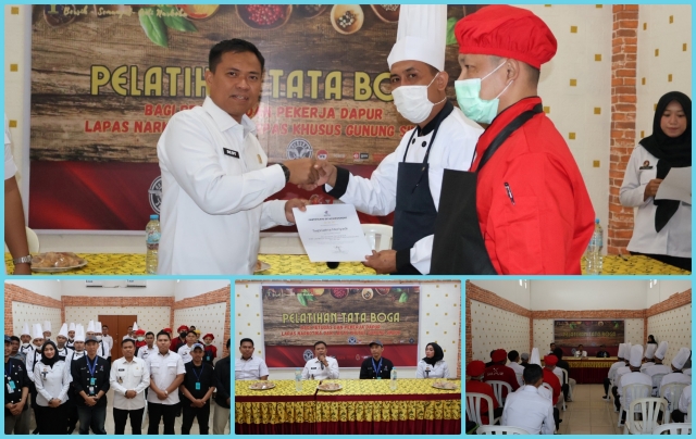 Lapas Gunung Sindur Gandeng Joyful Cooking Class Gelar Pelatihan Tata Boga