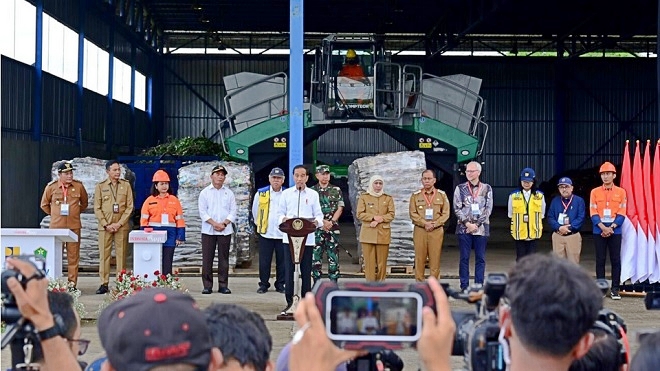 Resmikan Tiga TPA, Presiden Jokowi Dorong Pemanfaatan TPA dengan Teknologi Modern