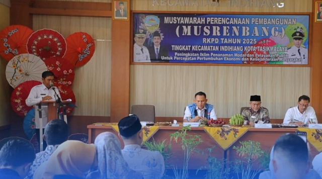 Penjabat Walikota Tasikmalaya Hadiri Musrenbang RKPD Tahun 2025 Tingkat Kecamatan Indihiang