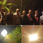 Kepedulian Polsek Gunung Tanjung, Pasang  Lampu Penerangan Jalan Umum, Antisipasi Tindak Kriminal dan Kecelakaan Lalu Lintas