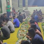 Satgas TMMD Ke-119 Kodim 1715/Yahukimo Mempererat Kebersamaan Melalui Makan Malam Bersama