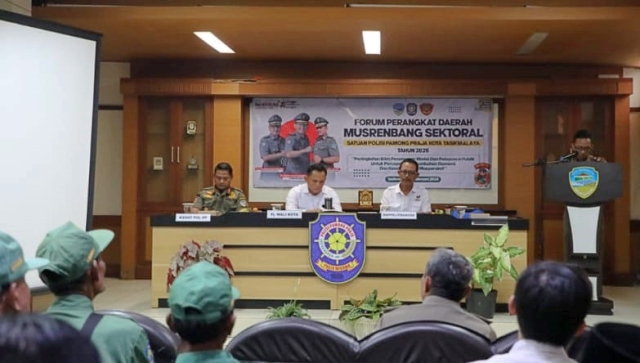 Forum Perangkat Daerah Musrenbang Sektoral RKPD Satuan Polisi Pamong Praja Kota Tasikmalaya Tahun 2025