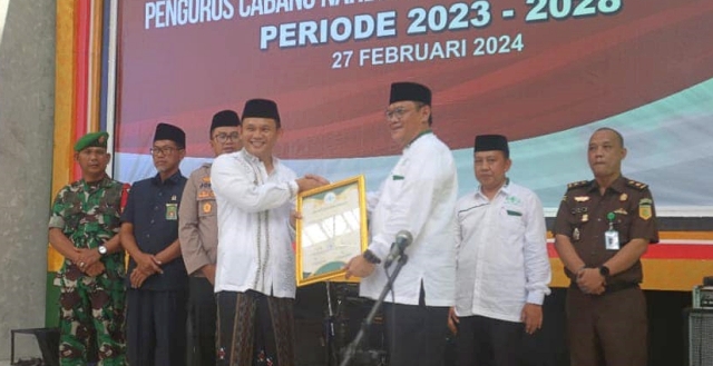 Penjabat Walikota Tasikmalaya Hadiri Pelantikan PC NU Kota Tasikmalaya dirangkaikan dengan Harlah NU ke-101 Tahun 2024