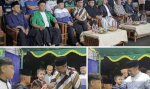 Sekda Ivan Dicksan Hadiri Peringatan Isra Mi'raj Irema Kecamatan Tamansari Bersama KKN Mahasiswa INU Tasikmalaya